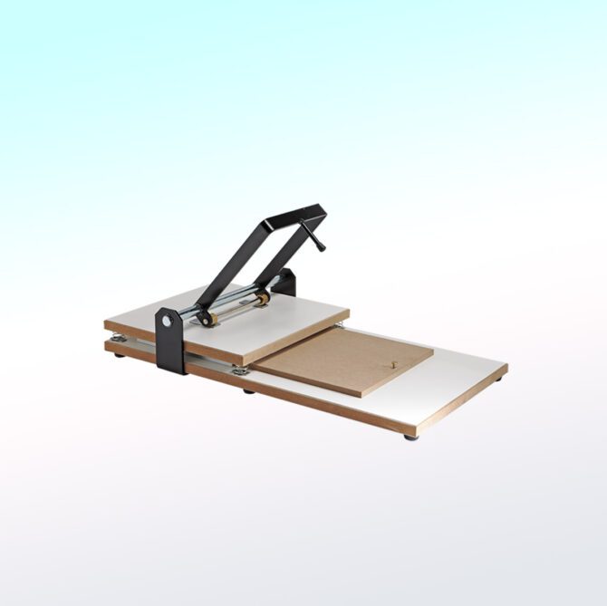 Lino druk hand pers