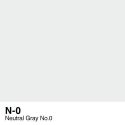 Copic marker - N0 Neutral Gray no.0