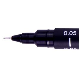 Uni PIN Watervaste Fineliner - 0.05mm ZWART