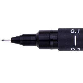 Uni PIN Watervaste Fineliner - 0.1mm ZWART