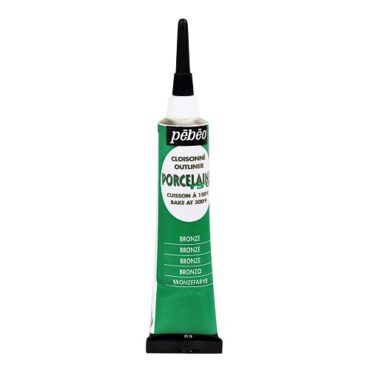 Pebeo Porcelaine Outliner tube 20ml - 05 Bronze Green