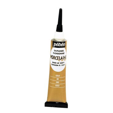 Pebeo Porcelaine Outliner tube 20ml - 07 Gold