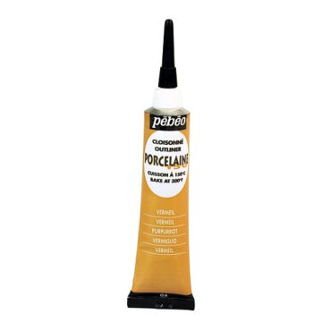 Pebeo Porcelaine Outliner tube 20ml - 08 Vermeil Gold