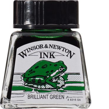 W&N Drawing ink 14ml - 046 Brilliant Green