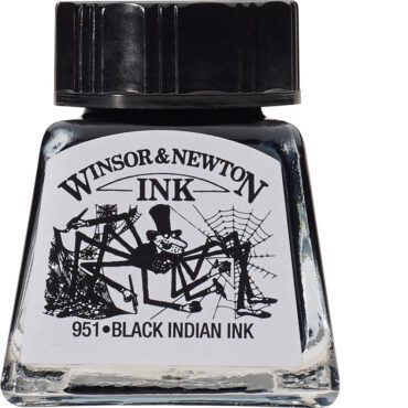 W&N Drawing ink 14ml - 030 Black (Indian)