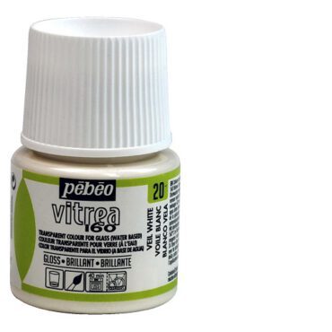 Pebeo Vitrea glasverf 45ml GLOSS - 20 Veil White