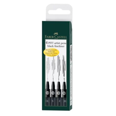 Faber Castell Pitt Artist Pen - SET 4 stuks M
