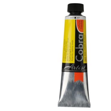 Cobra Artist Watervermengbare olieverf 40ml – 207 Cadmiumgeel Citroen (S4)