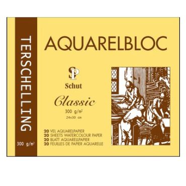 Schut Terschelling Classic Aquarelblok 300gram 20vel - 18x24cm