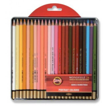 Koh I Noor Mondeluz GOLD aquarelpotlood - SET 24 Portret