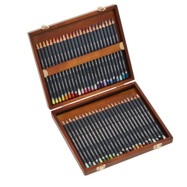 Derwent Procolour Kleurpotloden - set 48 kleuren Houten kist