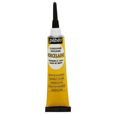 Pebeo Porcelaine Outliner tube 20ml - 01 Marseilles Yellow