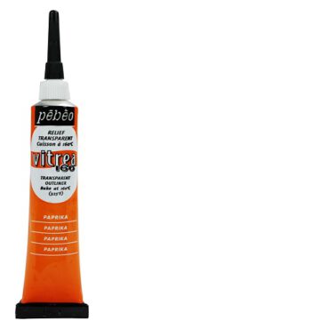 Pebeo Vitrea Outliner tube 20ml - Paprika