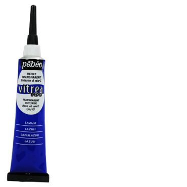 Pebeo Vitrea Outliner tube 20ml - Lazuli