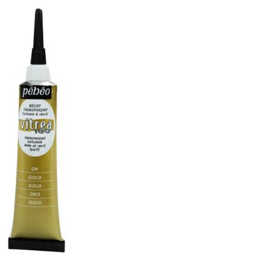 Pebeo Vitrea Outliner tube 20ml - Gold