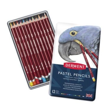 Derwent Pastelpotloden - SET 12 kleuren