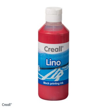 Creall Lino Blockprint Waterbasis 250ml - 004 Donkerrood