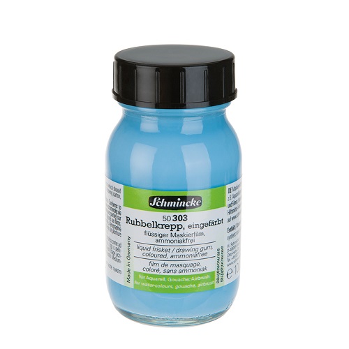 Schmincke Masking Fluid BLAUW - 100ml