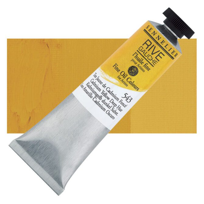 Sennelier Rive Gauche Olieverf tube 200ml - 543 Cadmiumgeel Diep hue