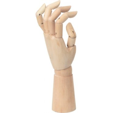 Houten Ledenhand - Man (links)