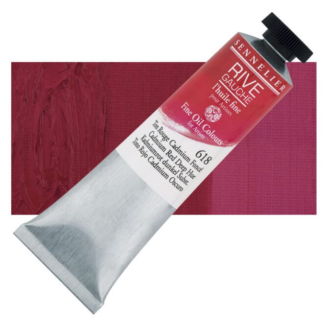 Sennelier Rive Gauche Olieverf tube 200ml - 618 Cadmiumrood Donker hue