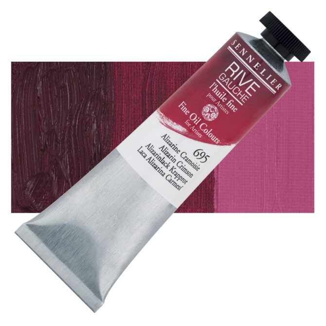 Sennelier Rive Gauche Olieverf tube 200ml - 695 Alizarin Crimson