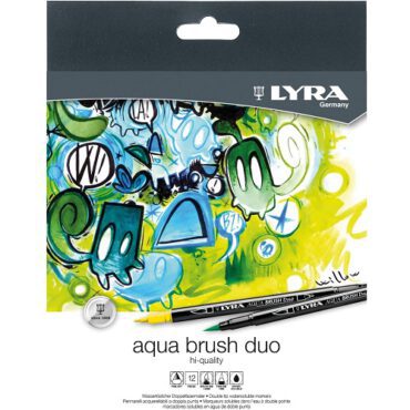 Lyra Aqua Brush Duo - SET 12 kleuren