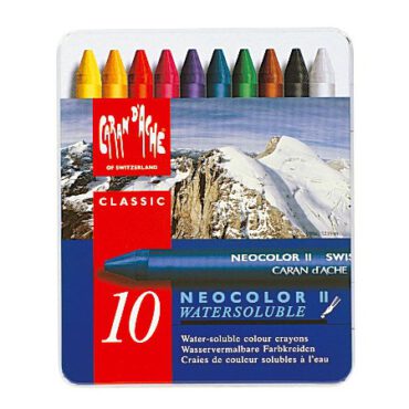 Caran d’Ache Neocolor II aquarel waspastel – SET 10 kleuren
