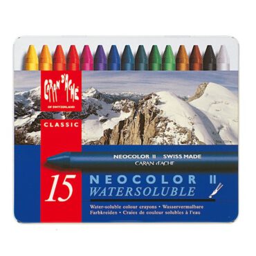 Caran d’Ache Neocolor II aquarel waspastel – SET 15 kleuren
