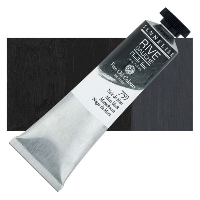 Sennelier Rive Gauche Olieverf tube 200ml - 759 Marszwart