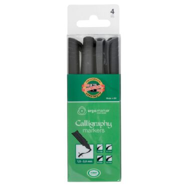 KIN Calligraphy markers - set 4 stuks