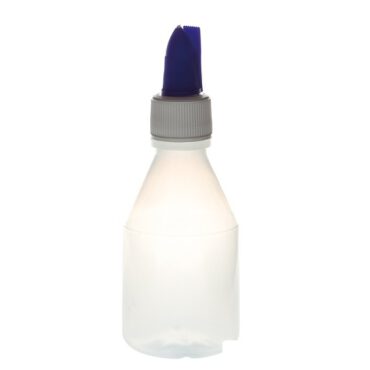 Kunststof Fles met spateldop LEEG - 100ml