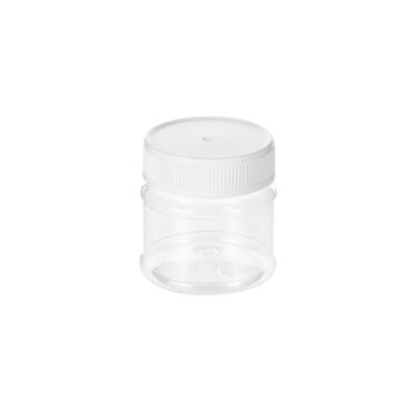 Transparant kunststof Pot + Deksel LEEG - 50ml