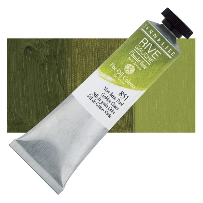Sennelier Rive Gauche Olieverf tube 200ml - 851 Goudgroen