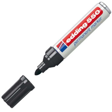 Edding 550 Permanentmarker - 3-4mm Zwart