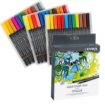 Lyra Aqua Brush Duo - SET 36 kleuren