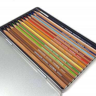 Lyra Graduate Aquarelpotloden - SET 12 kleuren