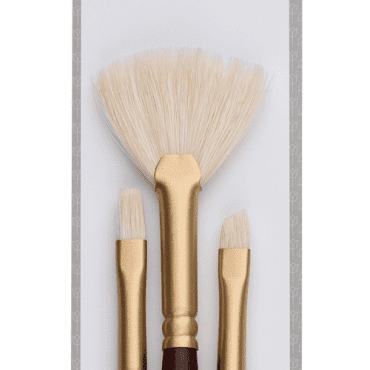Penselen SET 3x Bristle Varkenshaar - BB-04