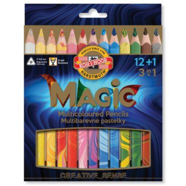 Koh I Noor Magic Kleurpotloden - SET 12+1 stuks