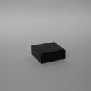 Sokkel zwart marmer met gat – Vierkant 75x75x30mm