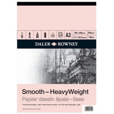 DR Heavy Weight Tekenpapier 220gram 25vel - Blok A2-formaat