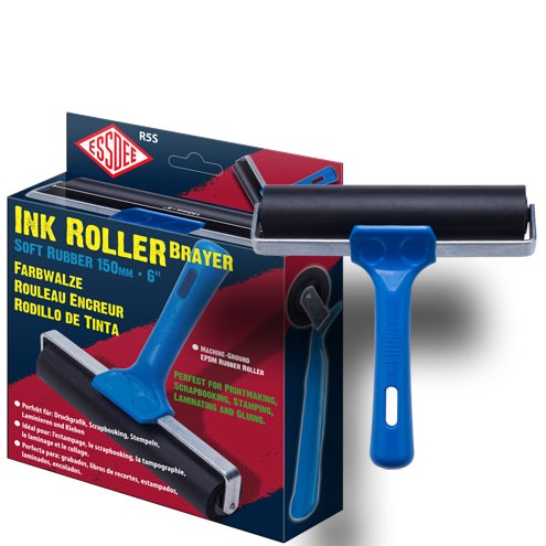 Inkt Roller Zacht rubber - 150mm