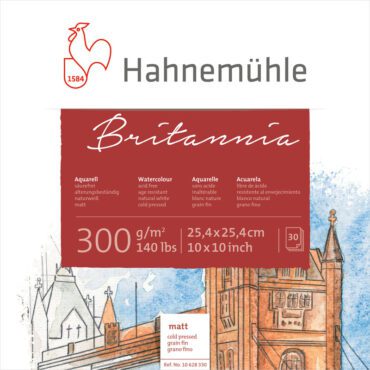 Hahnemuhl Quattro Aquarelblok 300gram 30vel – 40x40cm