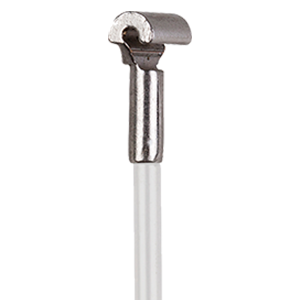 Ophangstang 3mm met COBRA - 150cm WIT