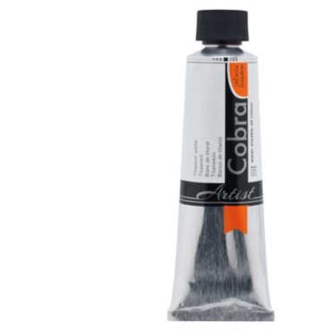 Cobra Artist Watervermengbare olieverf 40ml - 105 Titaanwit (S1)