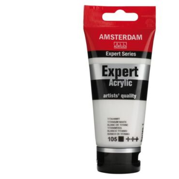 Amsterdam Expert acryl 75ml - 105 Titaanwit (S1)