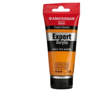 Amsterdam Expert acryl 75ml - 218 Transparantoranje (S3)