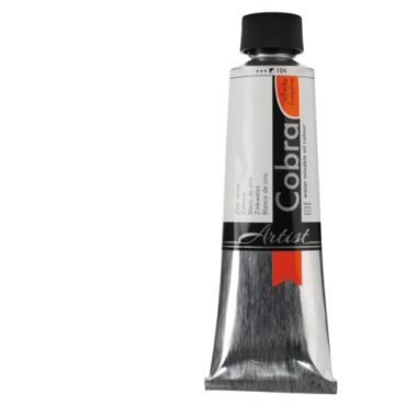 Cobra Artist Watervermengbare olieverf 150ml – 104 Zinkwit (S1)