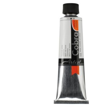 Cobra Artist Watervermengbare olieverf 150ml – 105 Titaanwit (S1)