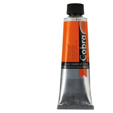 Cobra Artist Watervermengbare olieverf 150ml – 266 Permanentoranje (S2)